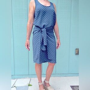 Veronica Beard Silk Geometric Wrap Dress